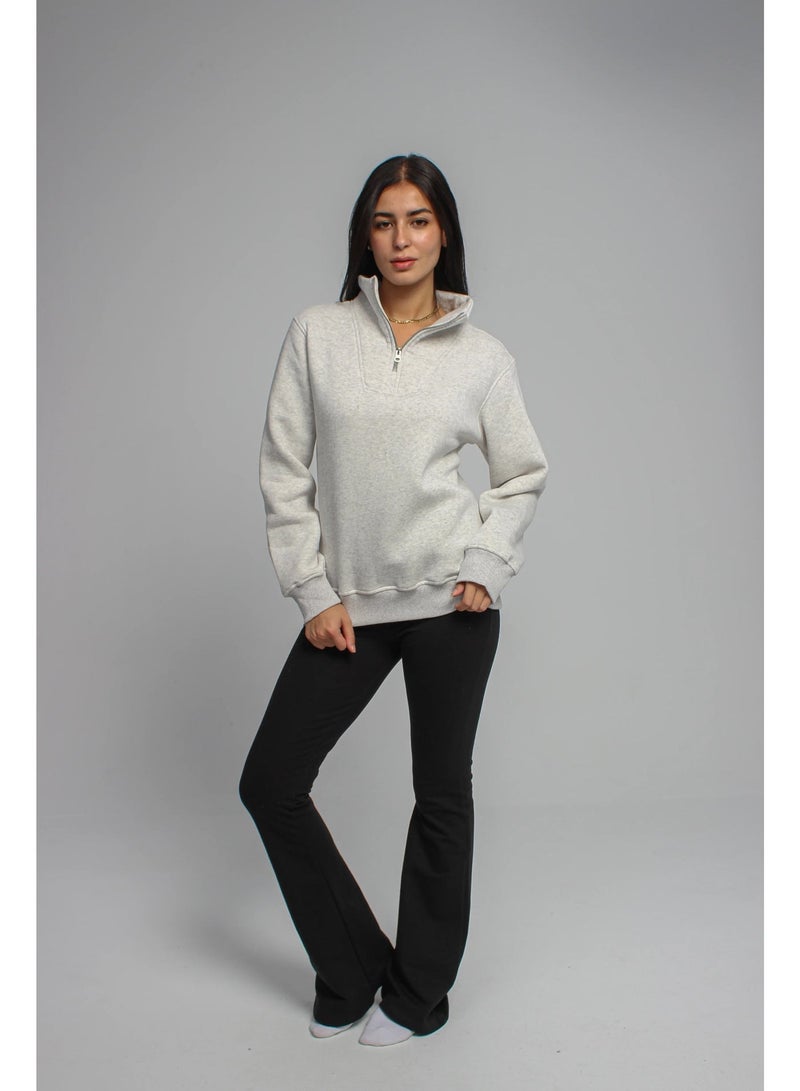 Basic Look Quarter zip Brushed Milton - Image 2